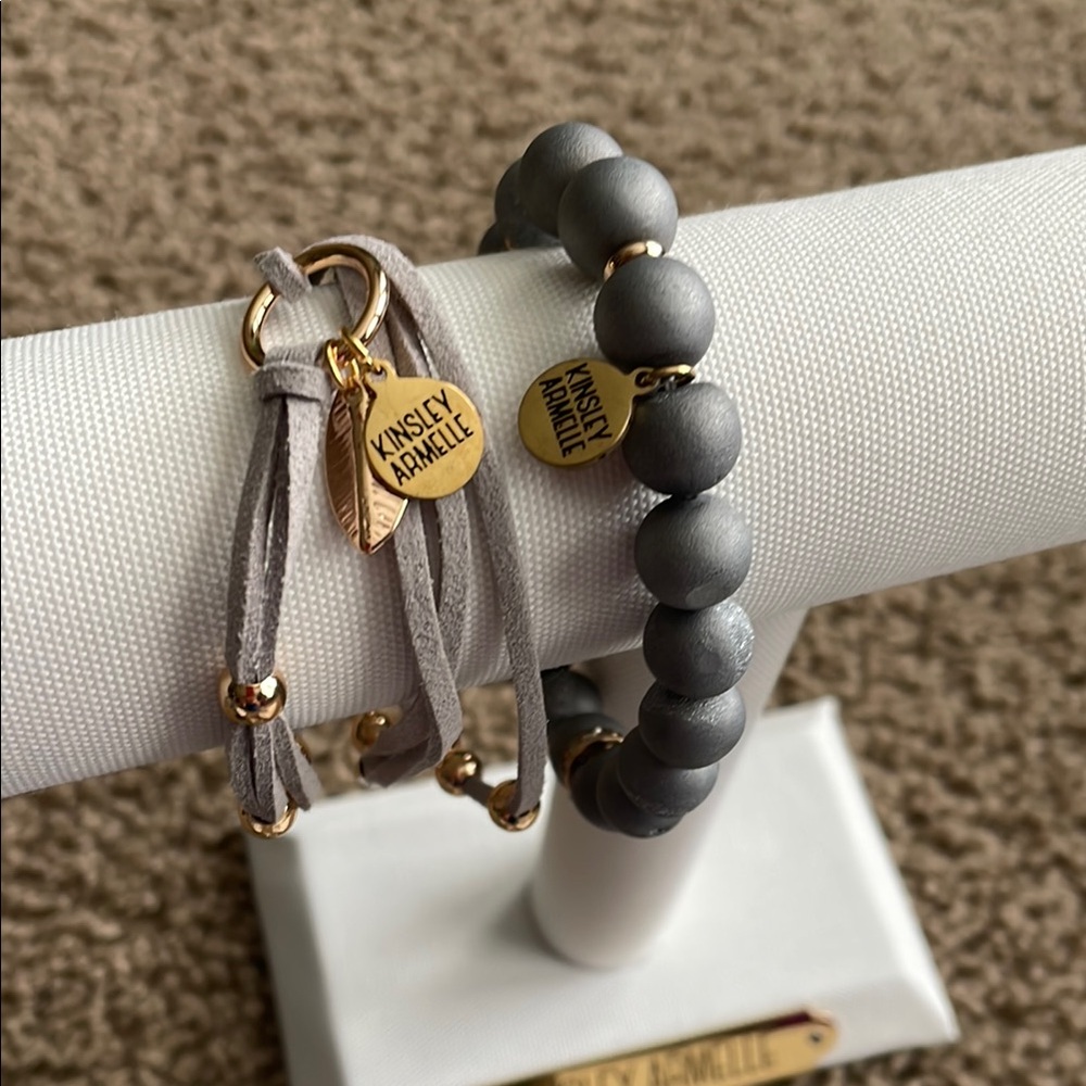 Kinsley Armelle Wrap Collection - Geode Collection Bracelet Elegance NWOT (Set)